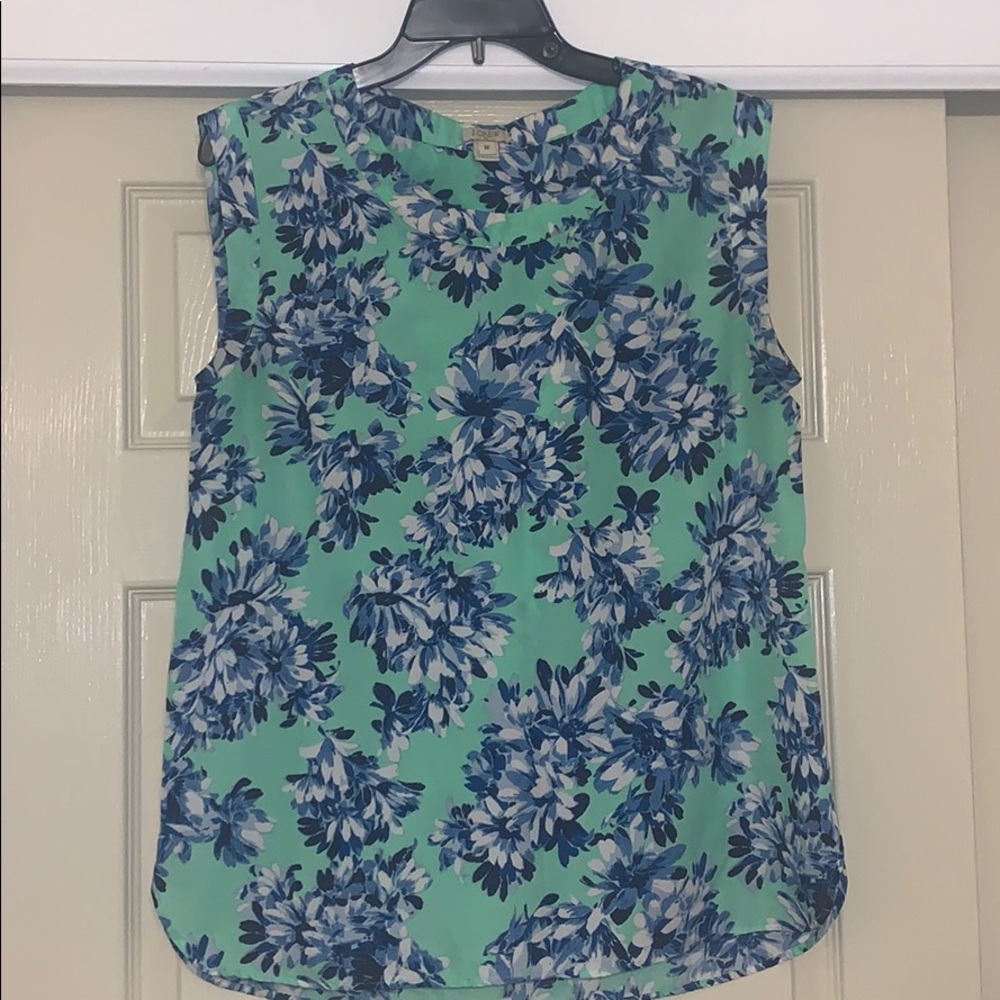 JCrew floral tank